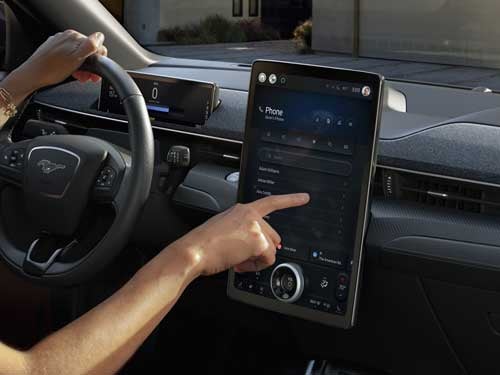 2023 Ford Mustang Mach-E view of touchscreen dispaly