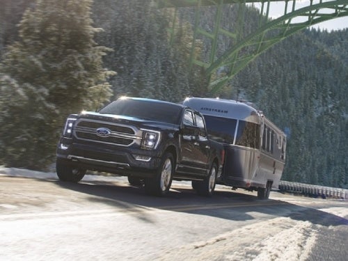 2023 Ford F-150 towing an airstream