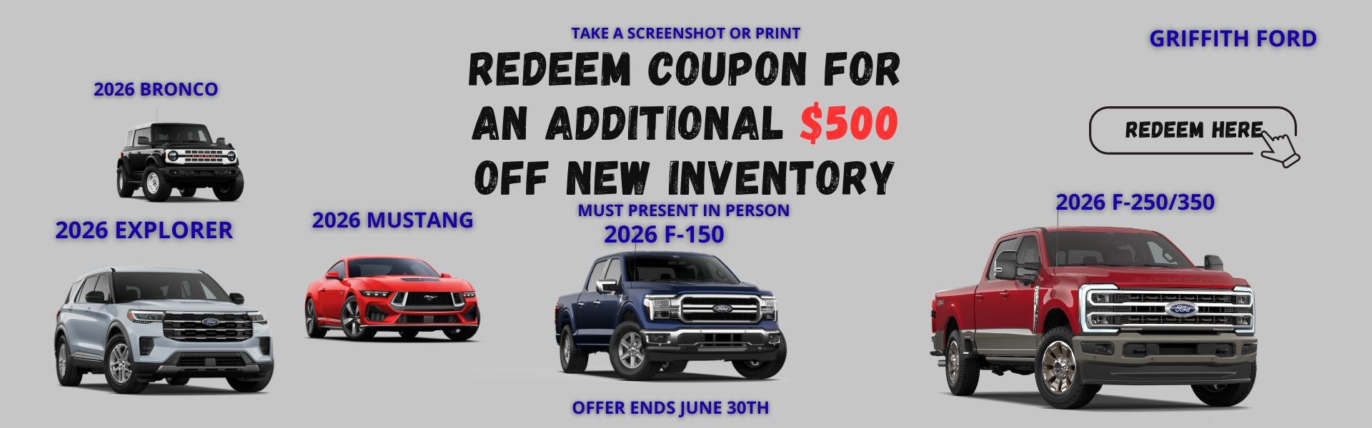 TAKE $500 OFF