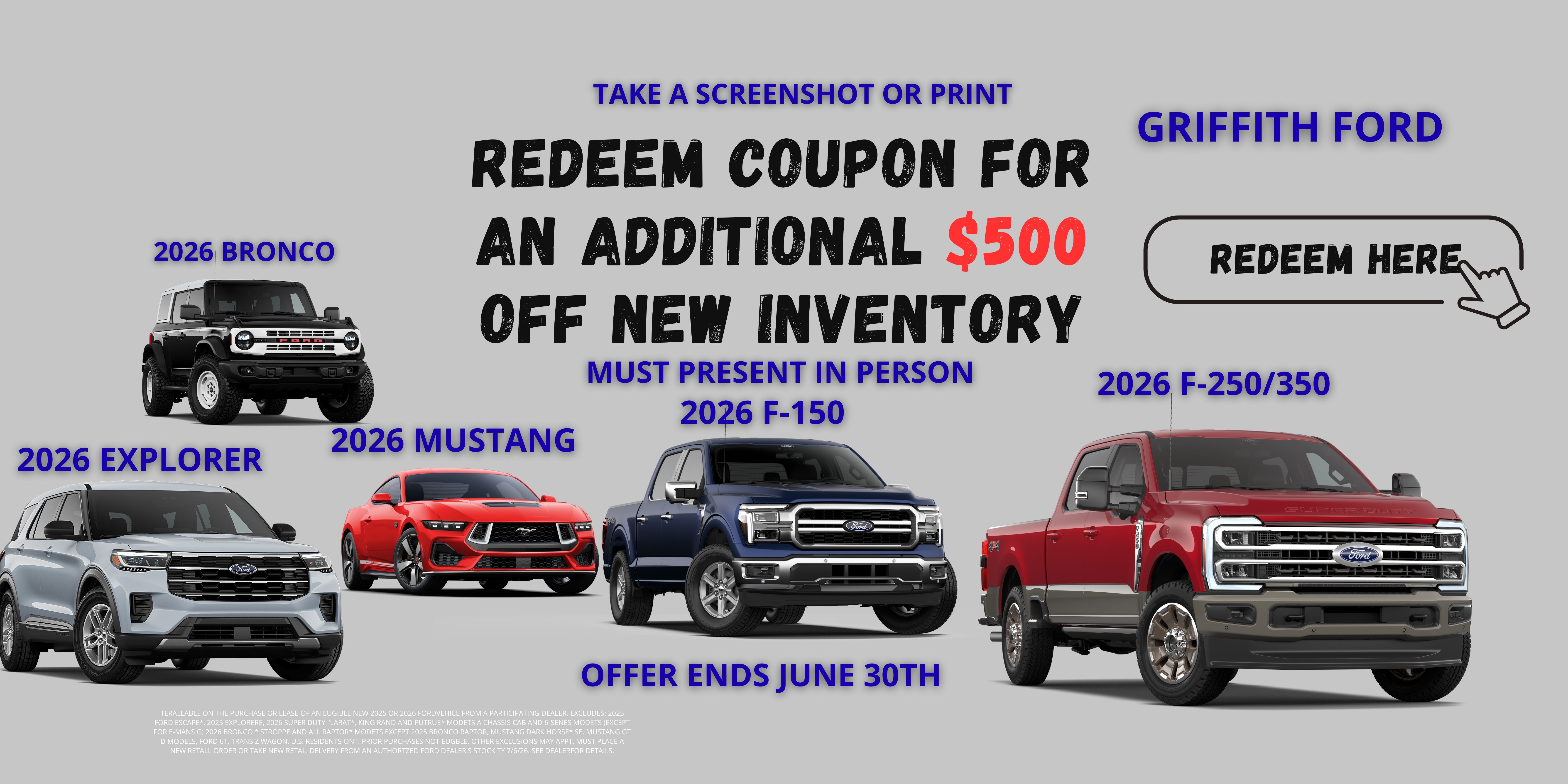 TAKE $500 OFF