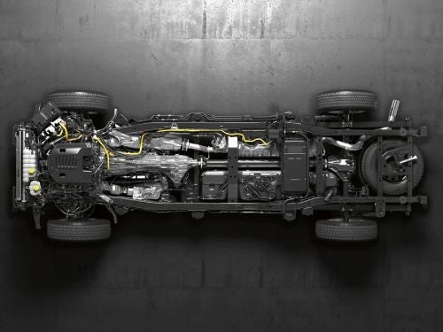 2023 Ford F-150 view of steel frame